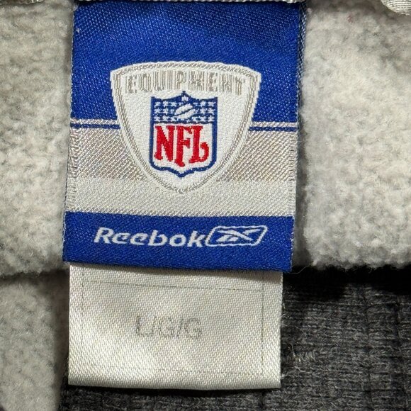 Vtg. New Englkand Patriots Gray Pullover Bill Belichick Hoodie - Reebok - Picture 10 of 10